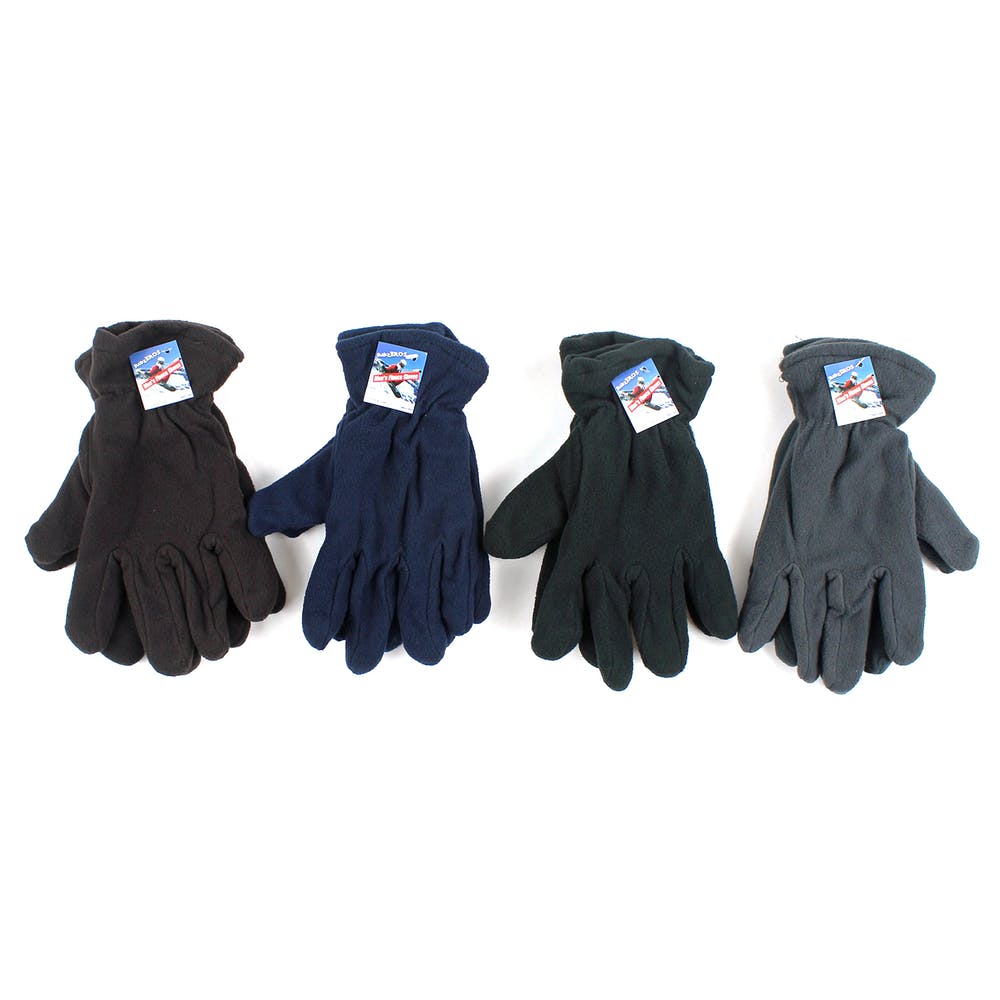 Men's Winter Gloves - Fleece Assorted Colors 2