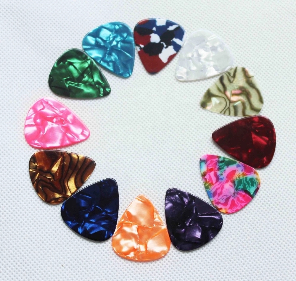 Assorted Pearl Celluloid Guitar Pick 2