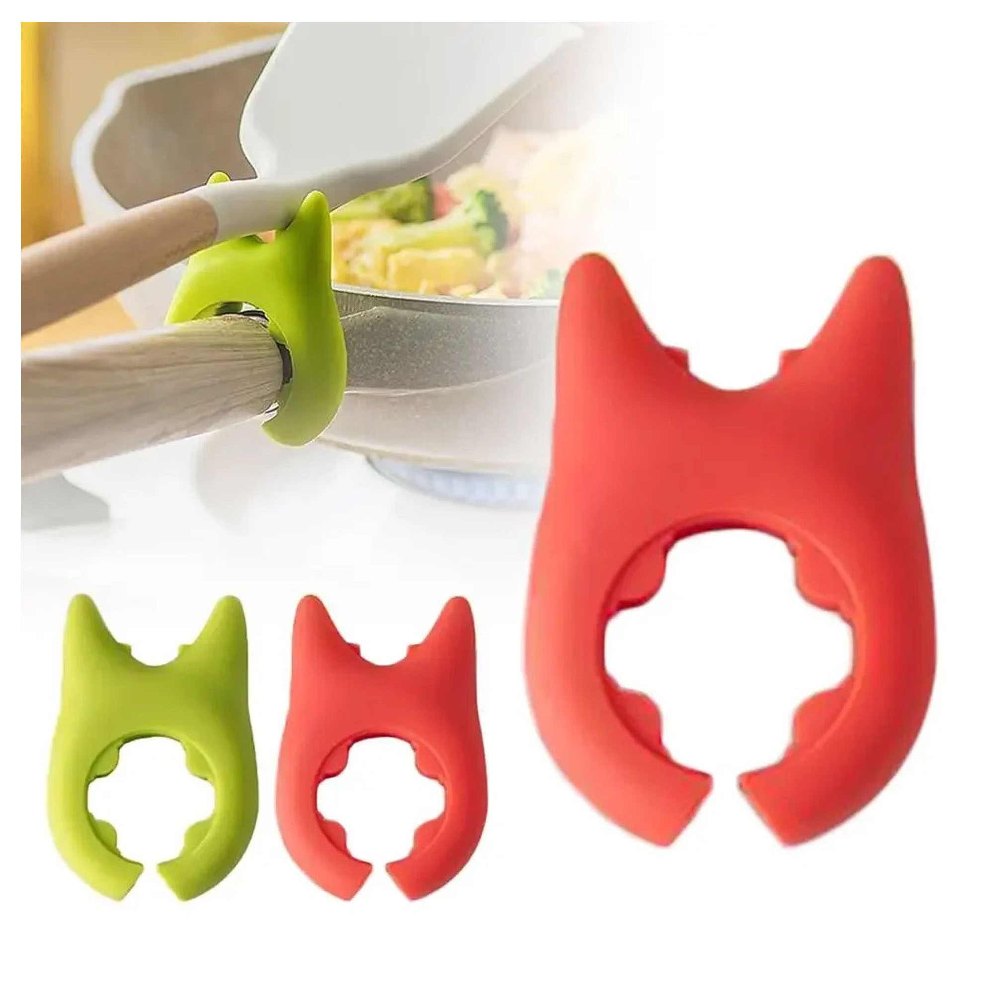 Versatile Silicone Clip for Kitchen Utensil Storage 2