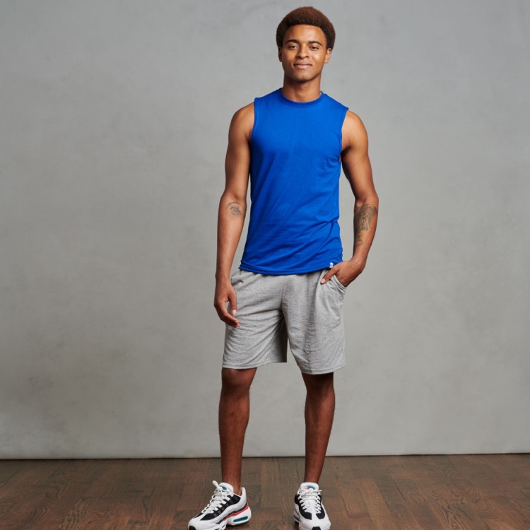 RUSSELL ATHLETIC Cotton Jersey Pocketed Short 13