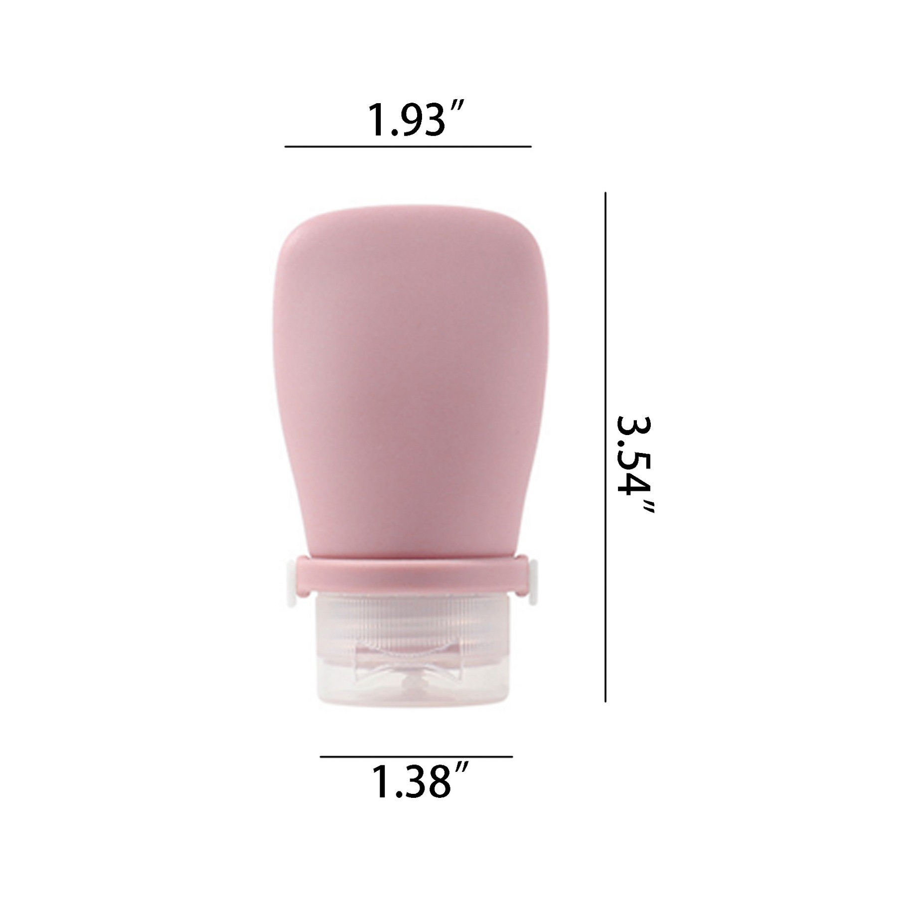 2 Oz. Cosmetic Lotion Silicone Storage Bottle 6