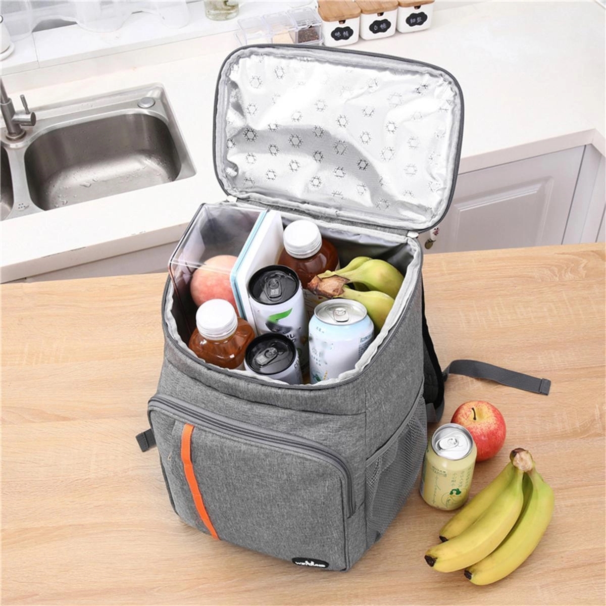 Insulated Cooler Backpack Large Capacity 5