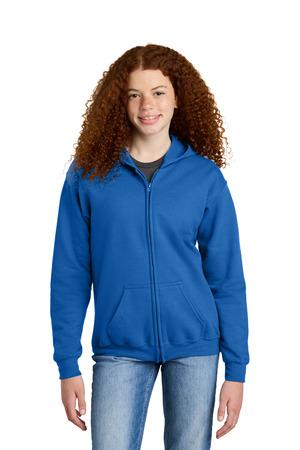 Gildan Youth Heavy Blend Full-Zip Hooded Sweatshirt. 18600B 15