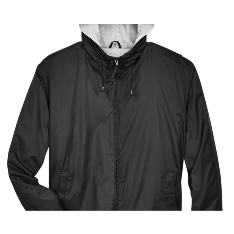 UltraClub Adult Fleece-Lined Hooded Jacket 16