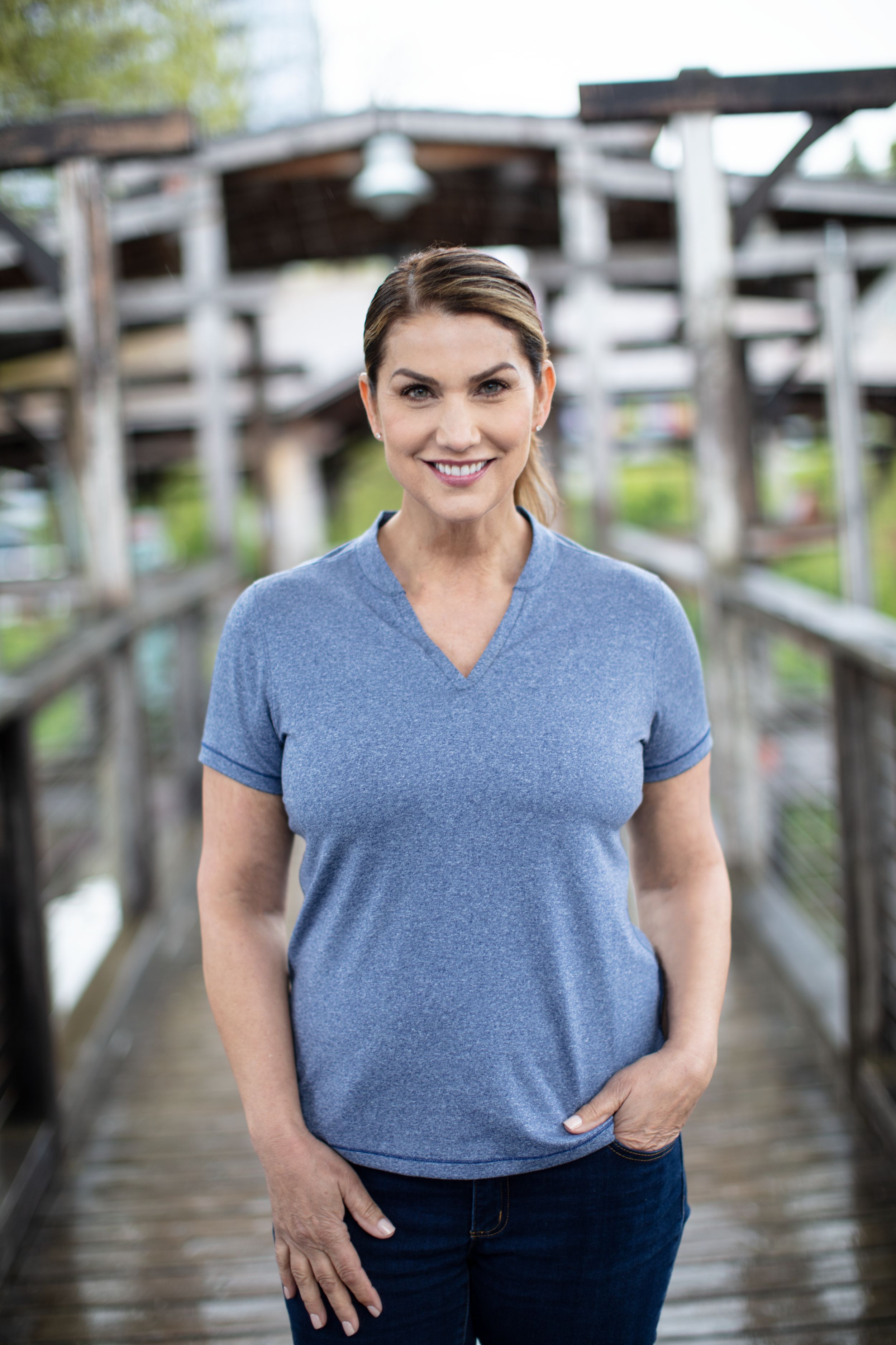Cutter & Buck Forge Recycled Four-Way Stretch Heathered Womens Blade Top 74