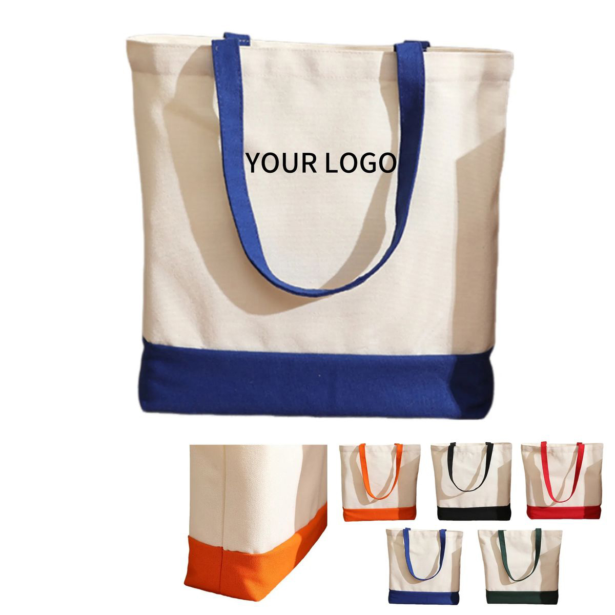 Foldable Polyester Canvas Bag For Everyday Items, custom tote bag with logo imprint 2