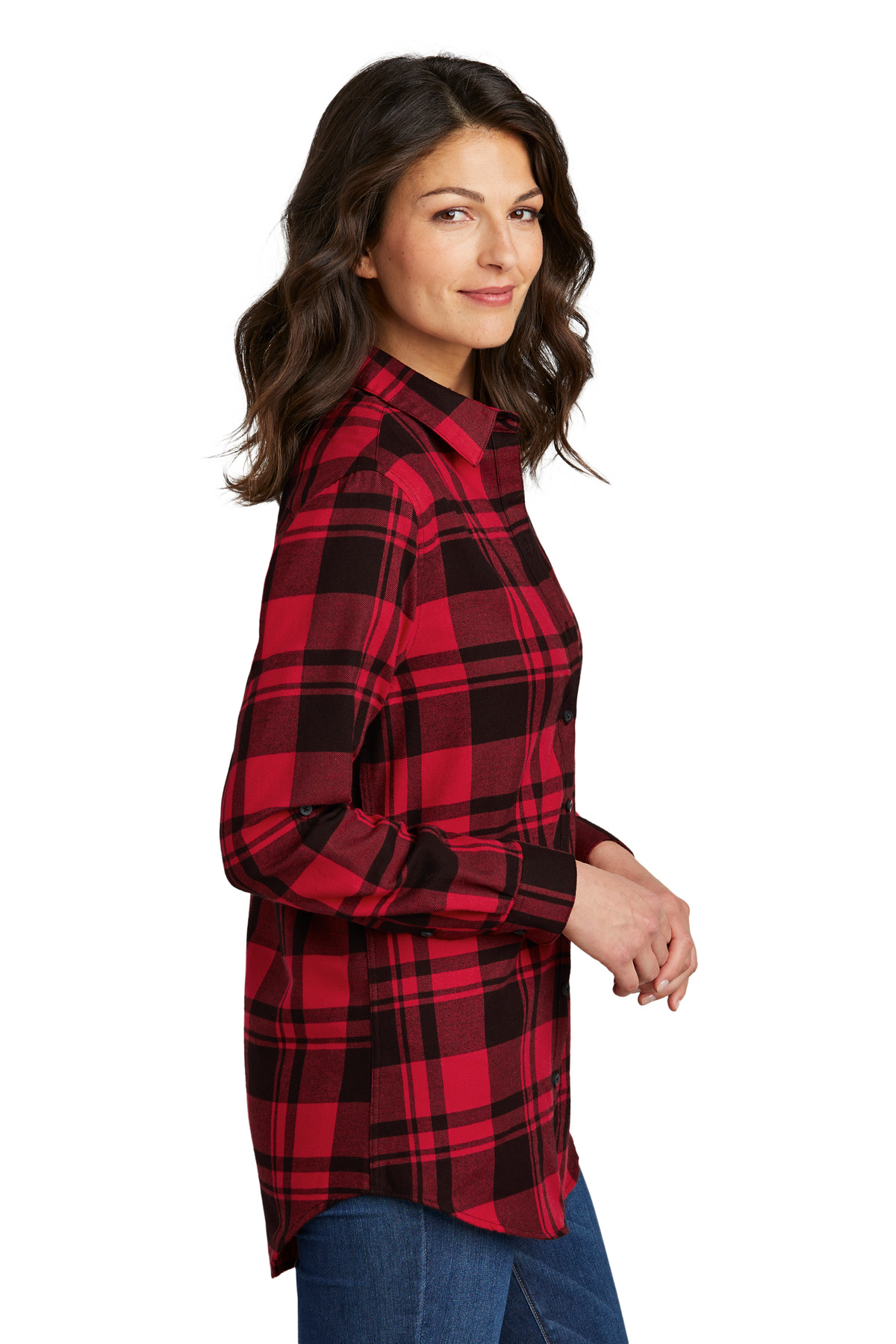 Women's Plaid Flannel Tunic