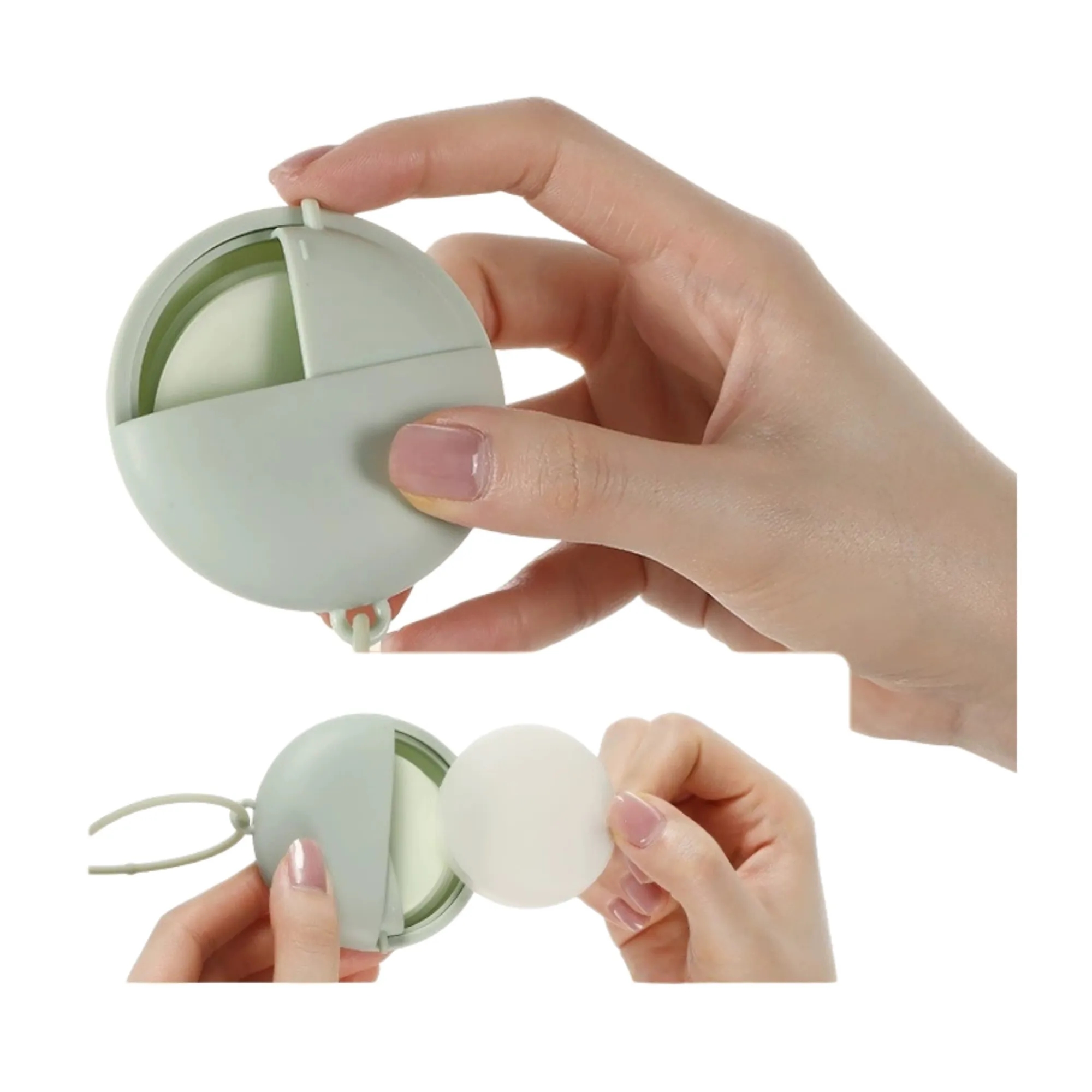 Portable Disposable Soap Chip Key Chain With Lanyard 6