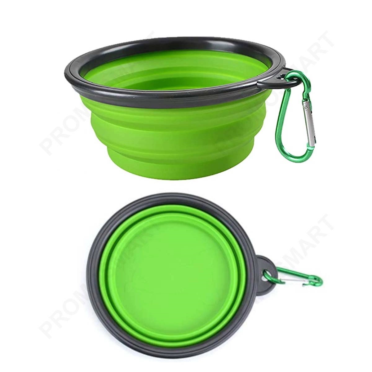 Silicone Collapsible Pet Bowl With Carabiner 3