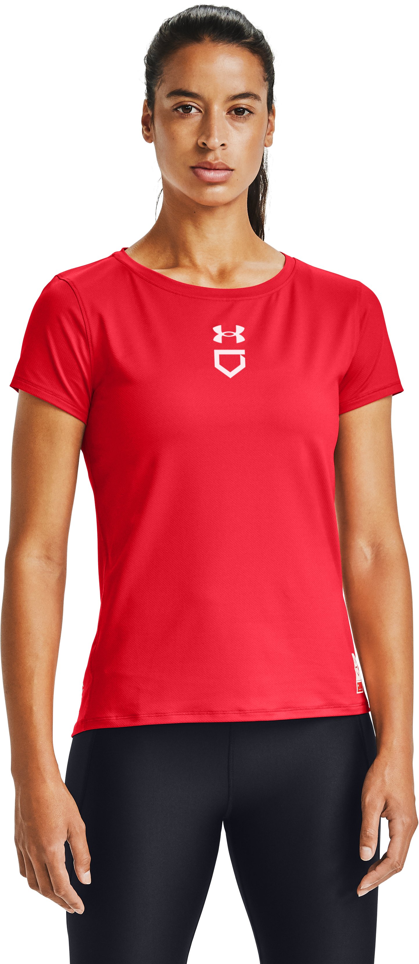 Women's UA Iso-Chill Softball Short Sleeve 1