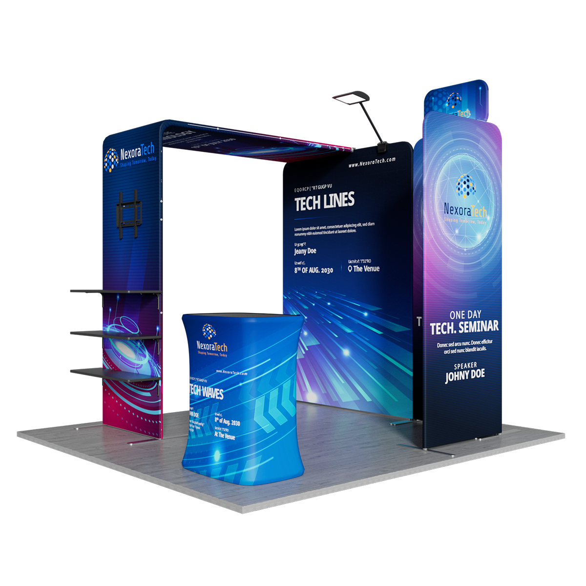 10'x10' Tradeshow Booth Kit - J Kit 4