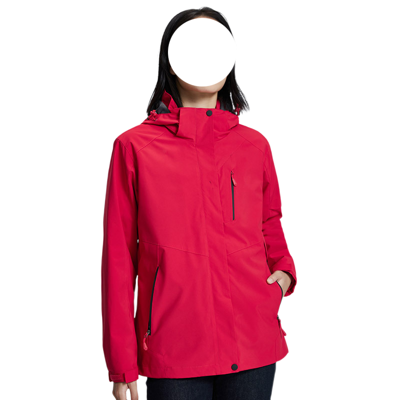 Waterproof Detachable 2-layer Hiking Jacket & Outdoor Coat 12