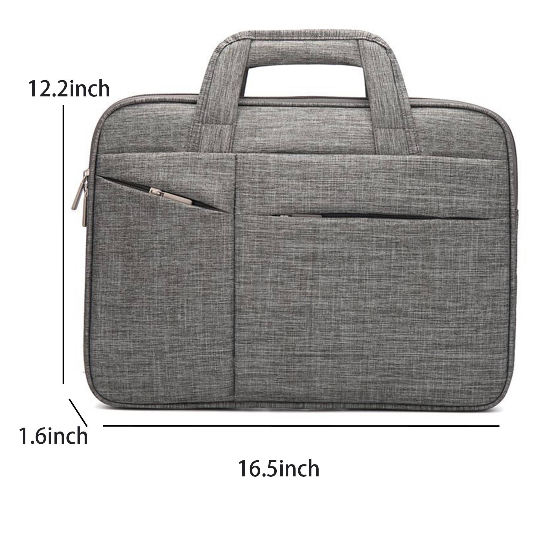 Canvas Laptop Bag 15.6 Inch Briefcase 5