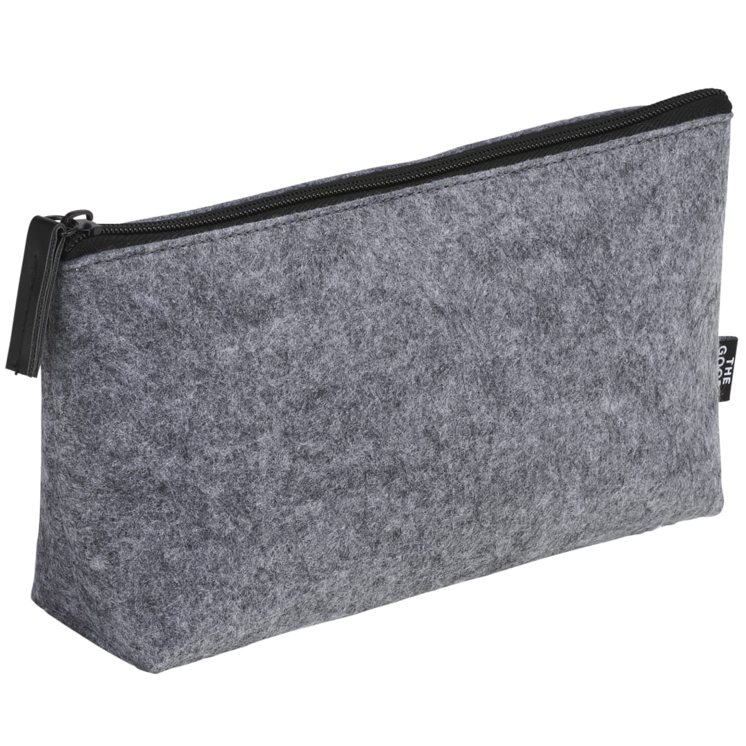 THE GOODS™ Recycled Felt Zippered Pouch 21