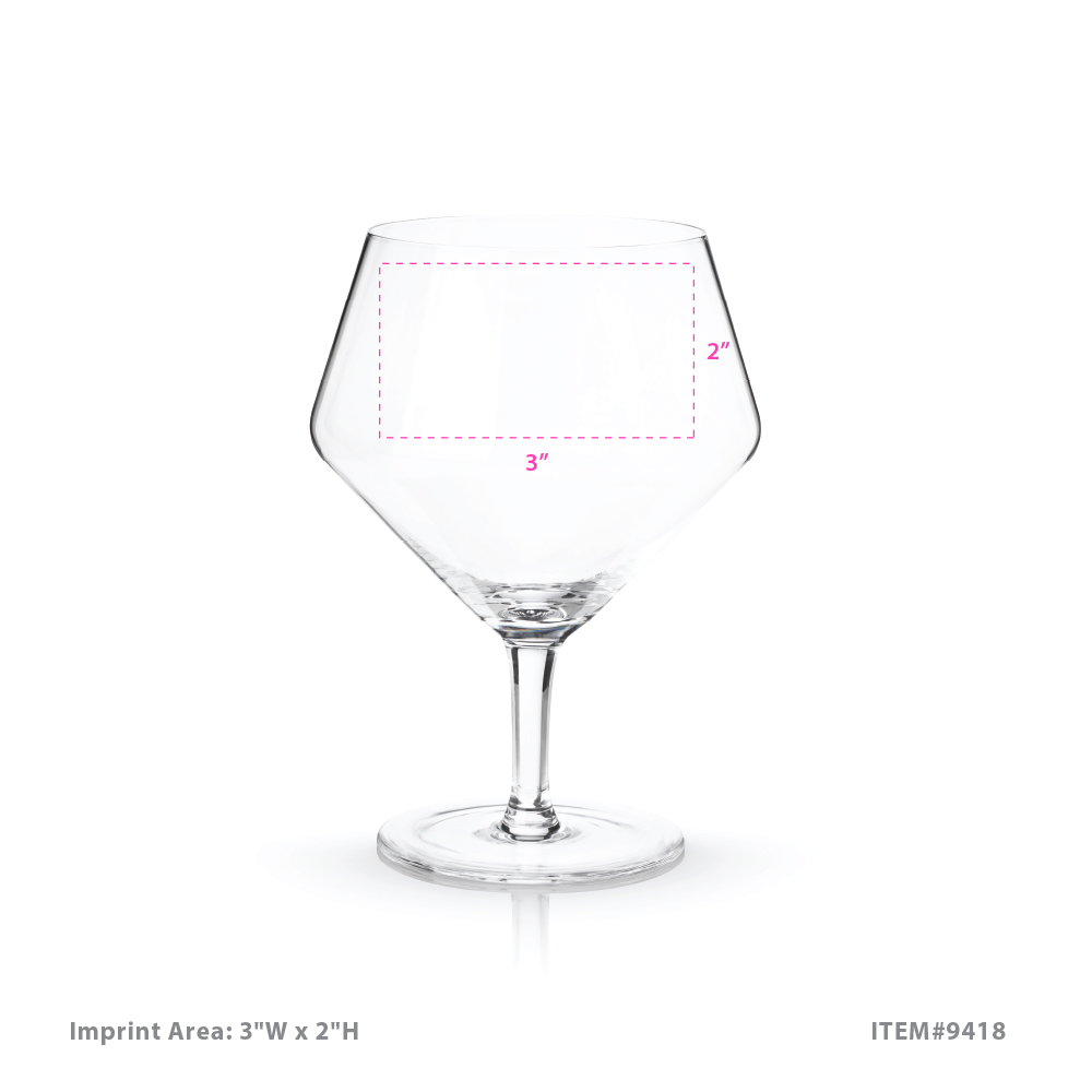 Viski® Angled Crystal Gin & Tonic Glass, set of 2 10