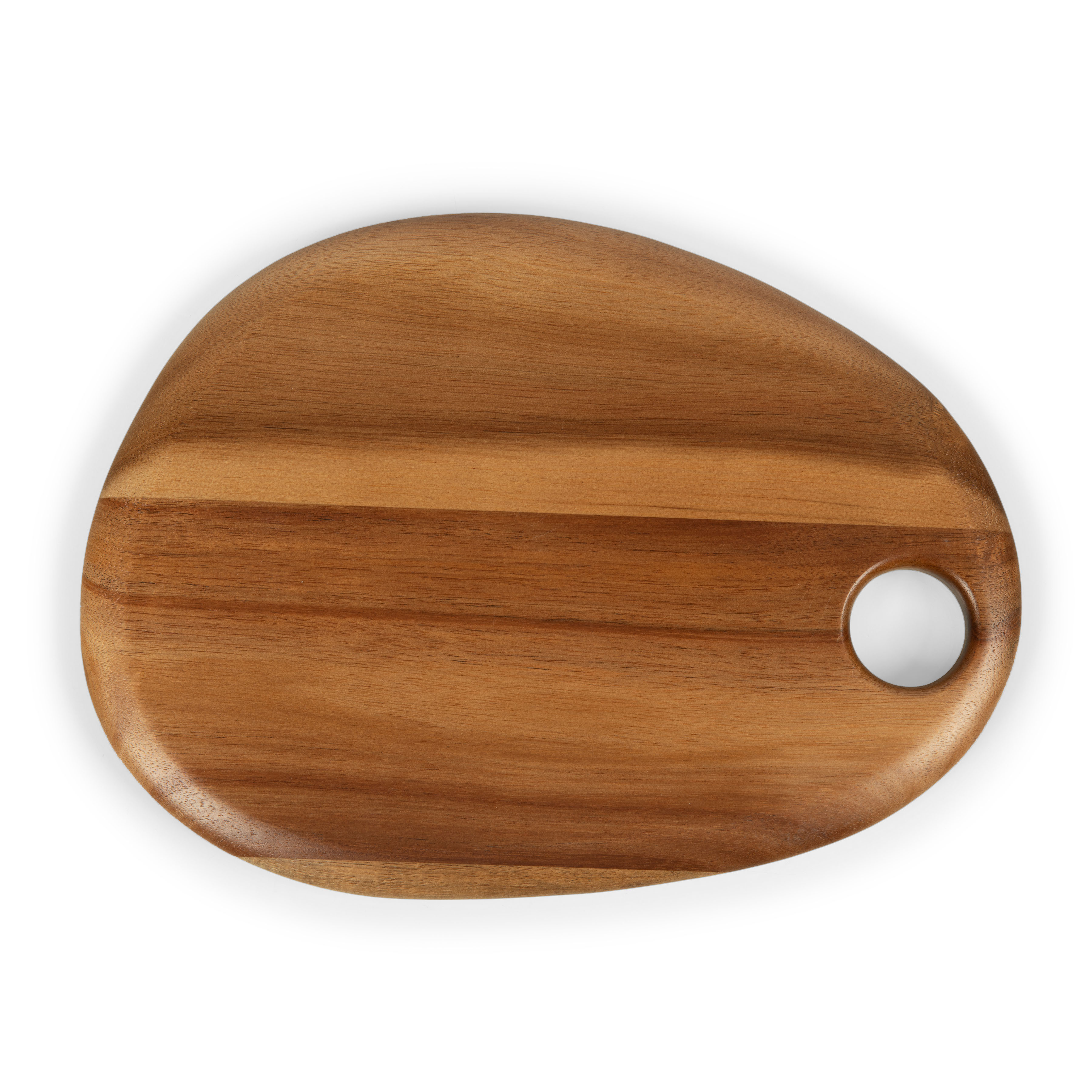 Pebble Shaped Acacia Serving Board 12" x 9" 3