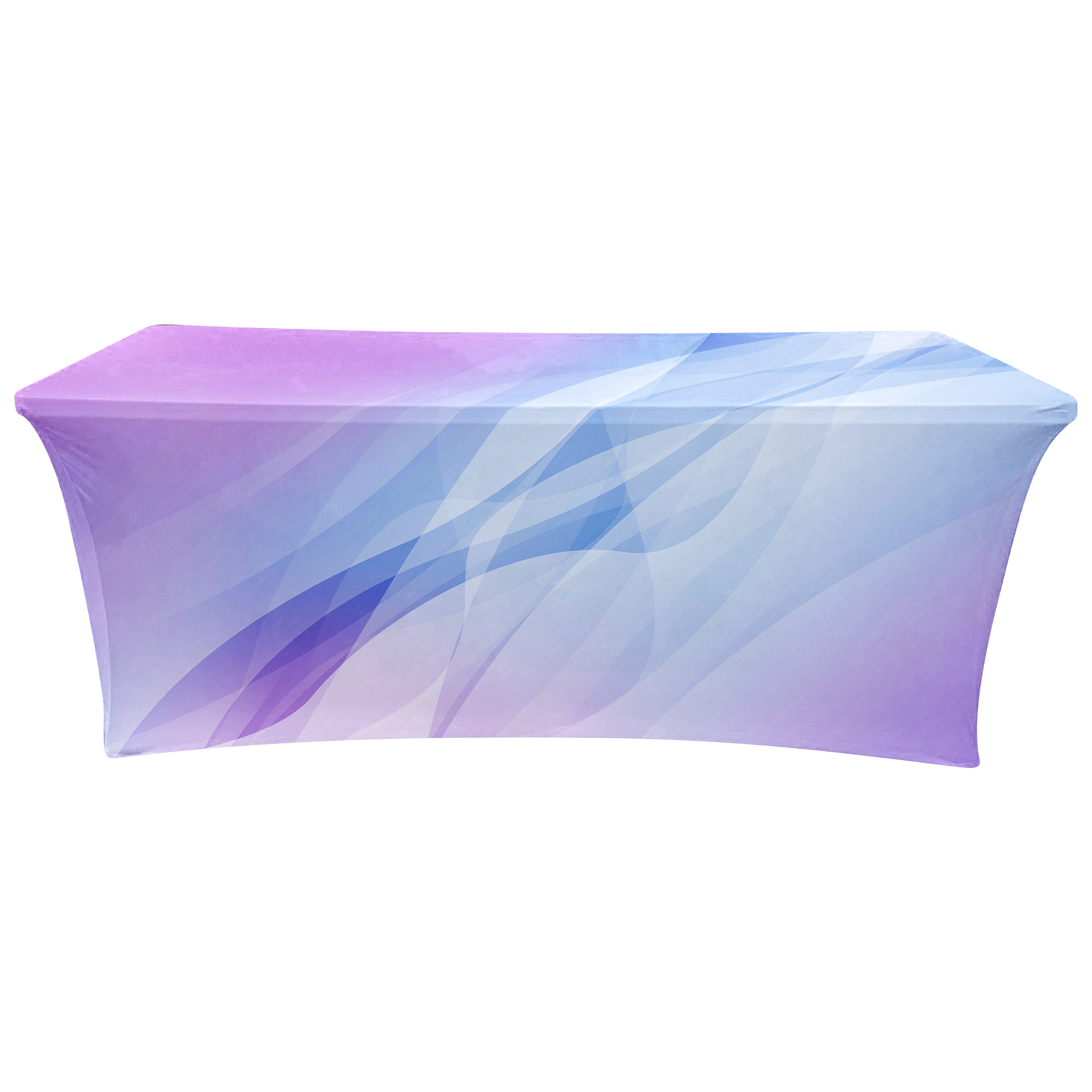 Custom 6ft Full Color Stretch Tablecloth 6