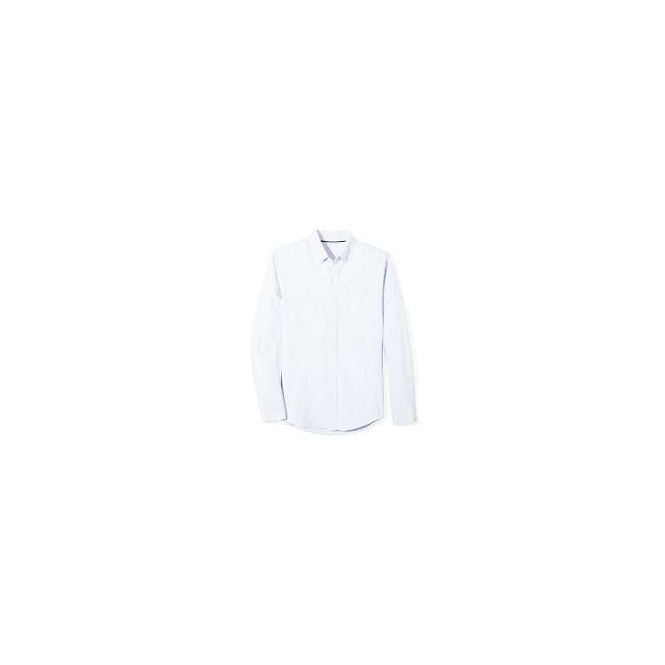 Boys' LS Oxford Shirts - White Med 2