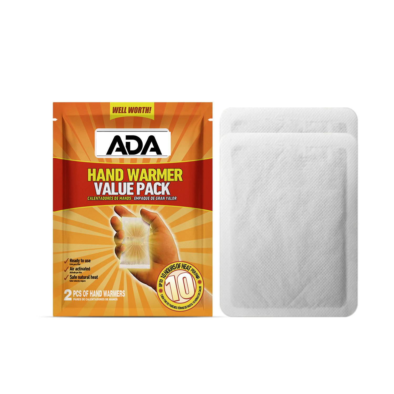 2 Pack Portable Disposable Hand Warmers 1