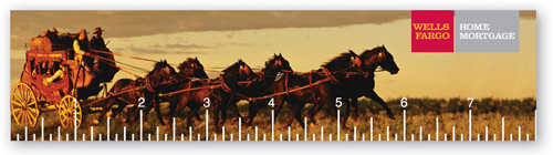 Vinyl Ruler - Rectangle (2"x8") Square Corners