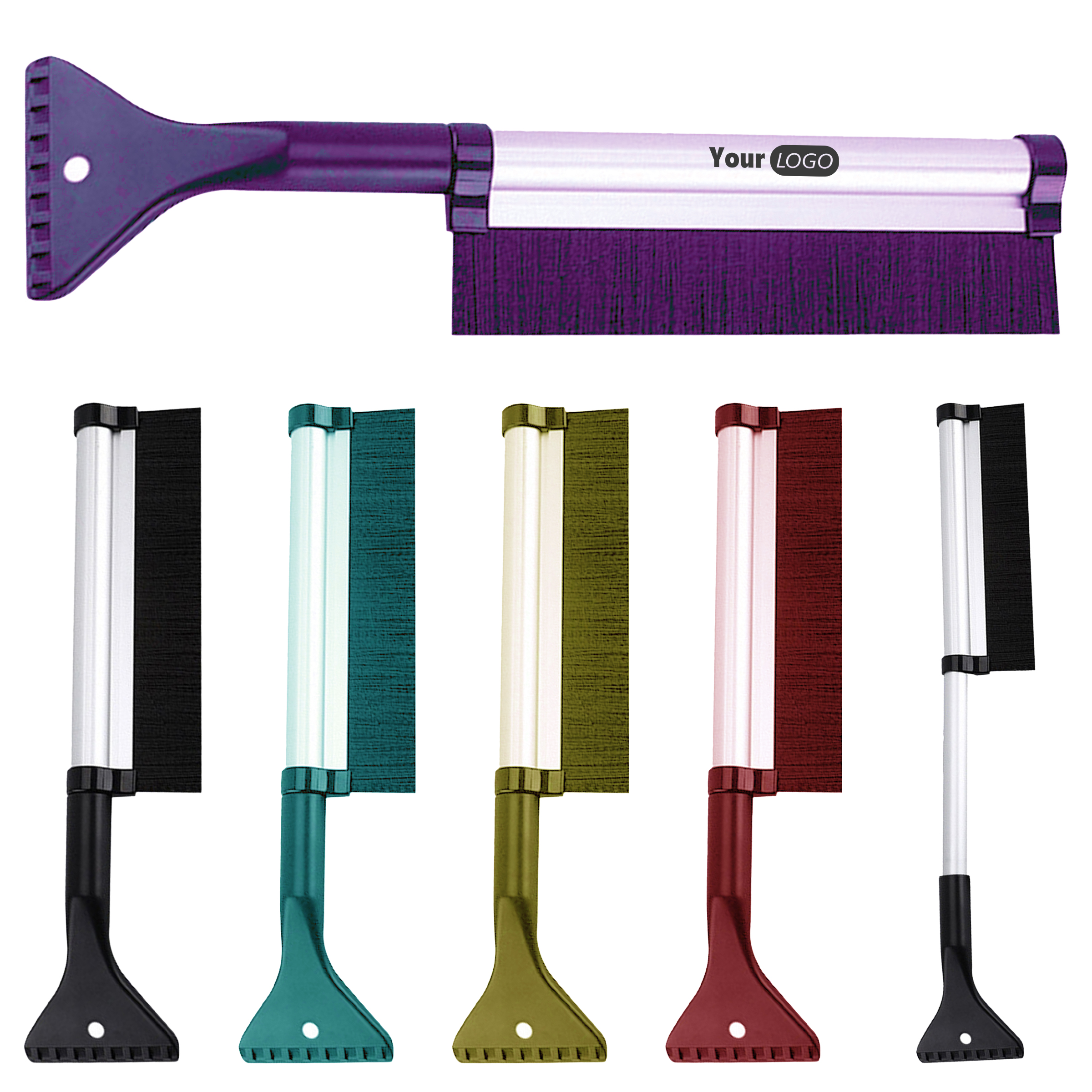 Abs Versatile 2-In-1 Telescopic Snow Shovel For Winter Readiness 2