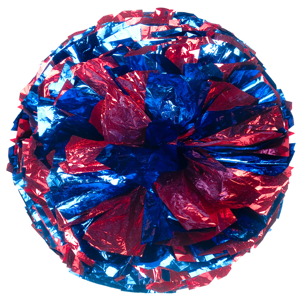 Custom Metallic Super Wide Pom, Mixed Streamers 9