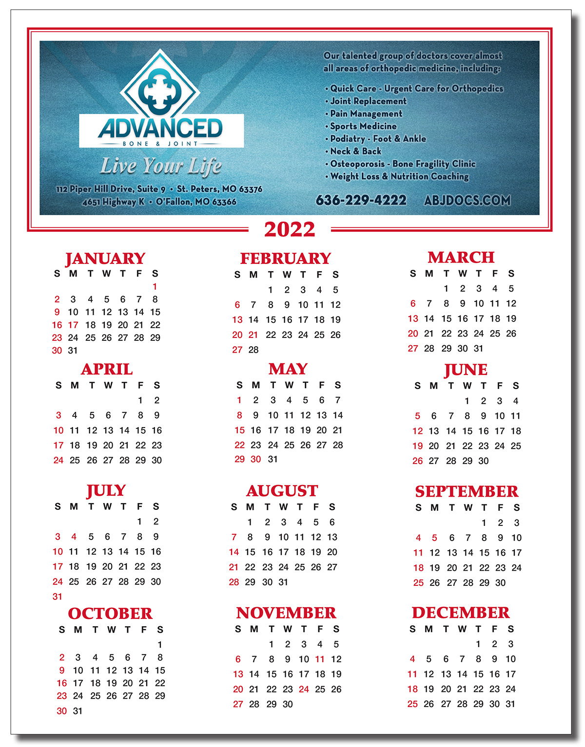 Repositionable Refrigerator Calendar (Personalized Photo) - not magnetic calendar 2