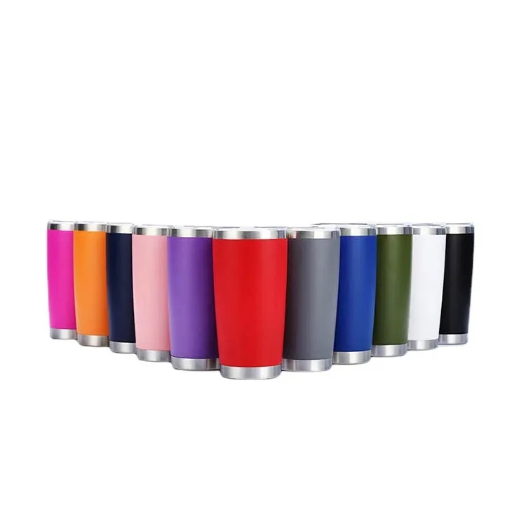 20 oz Vacuum Insulated Stainless Steel Tumbler with Logo 5
