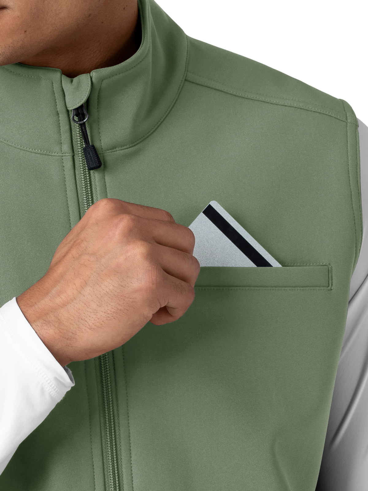 Carhartt Scrubs - Rugged Flex Peak - Men's Four-Pocket Bonded Fleece Vest 10