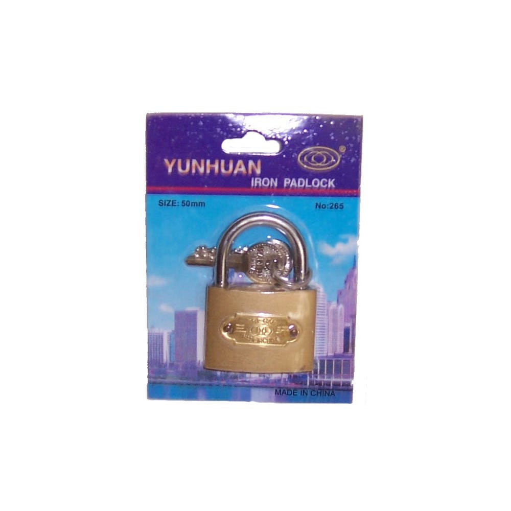 Iron Padlocks - 50mm 2 Keys 1