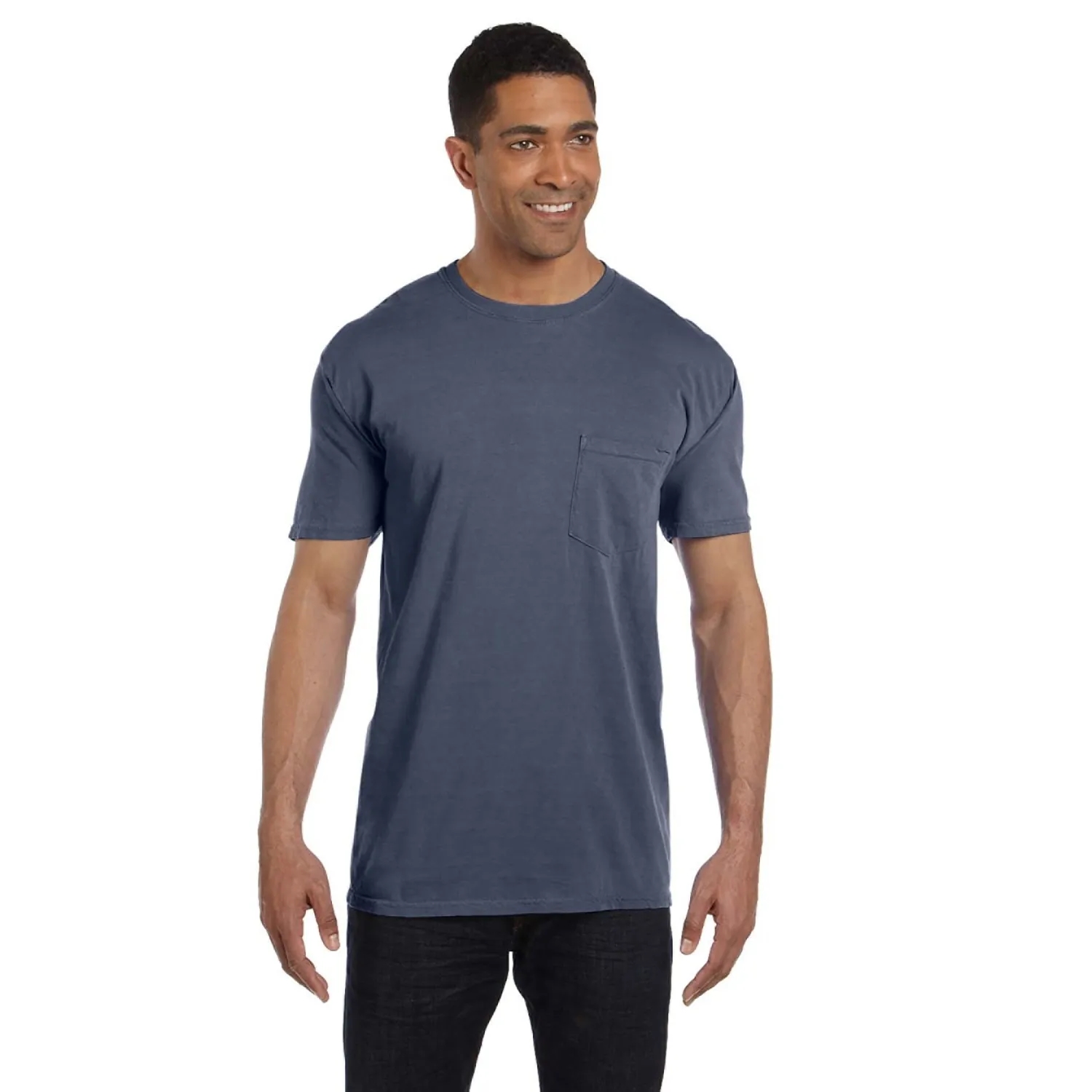 COMFORT COLORS ADULT HEAVYWEIGHT 6.1 OZ. POCKET T-SHIRT 117