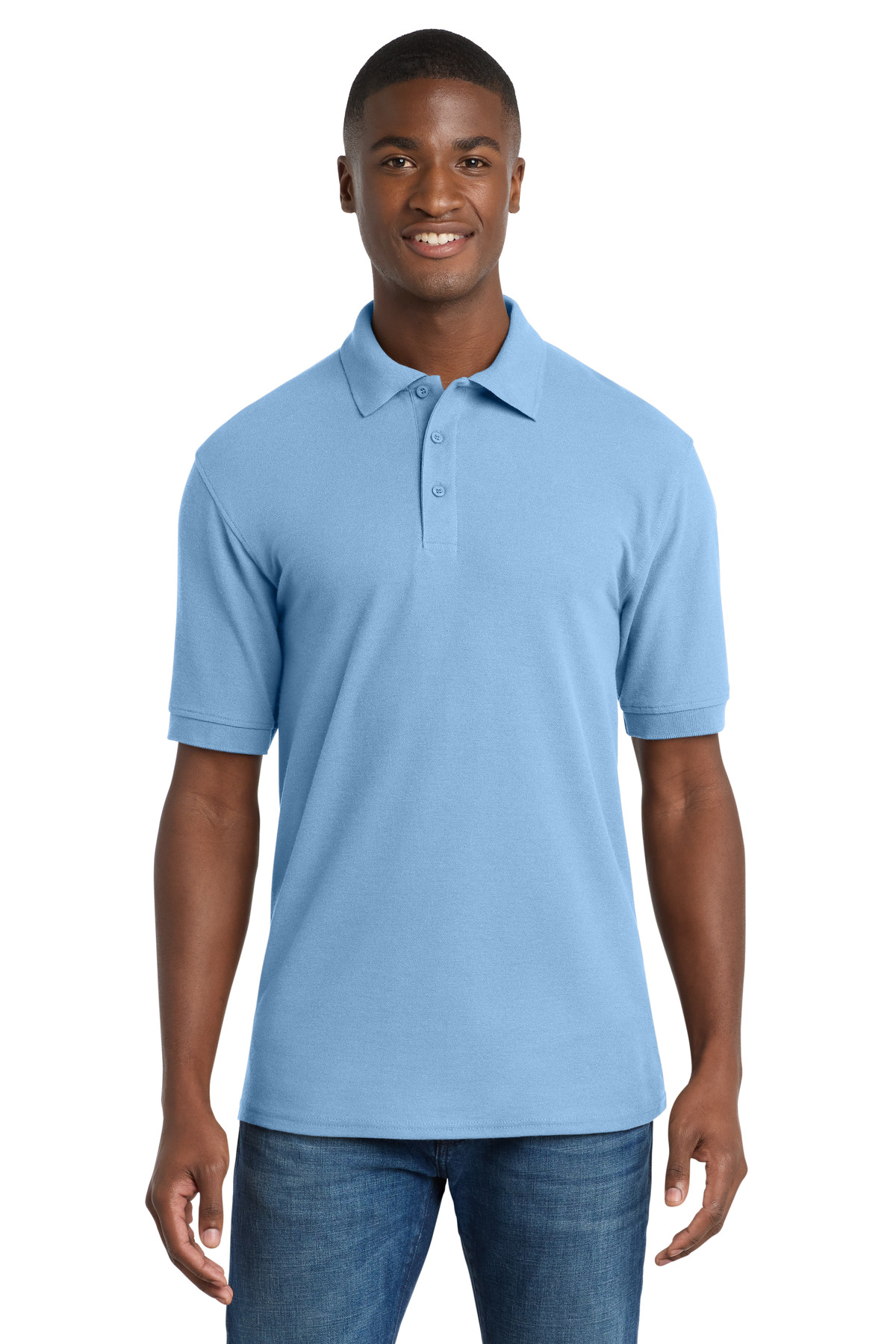 Port & Co Core Blend Pique Polo. KP155 85