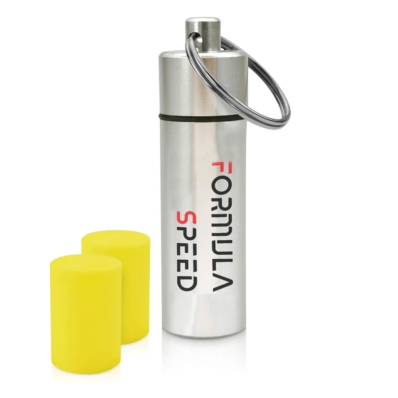 Yellow Ear Plugs in Metal Canister 2