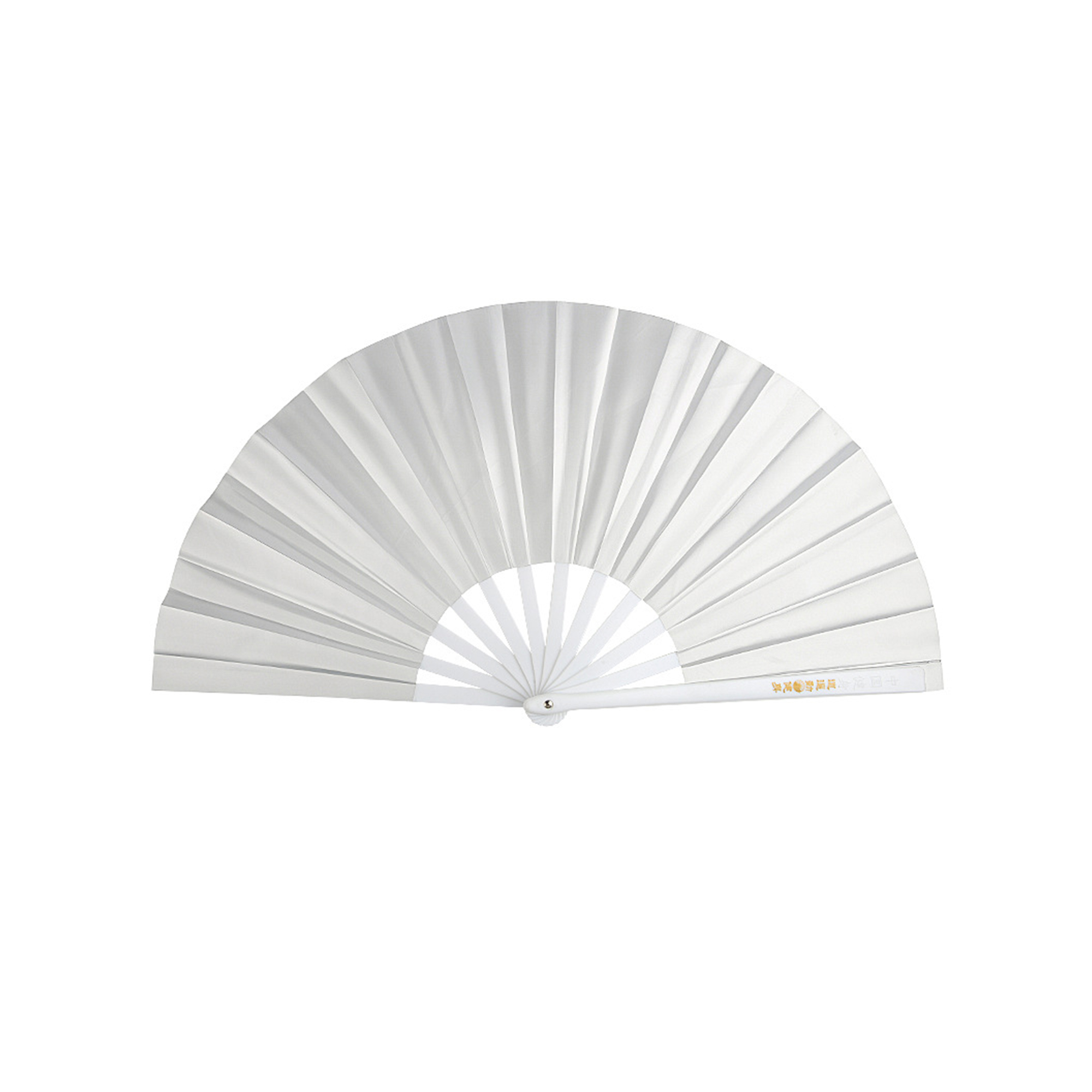 Nylon Folding Hand Fan 23.9" Open Width 3