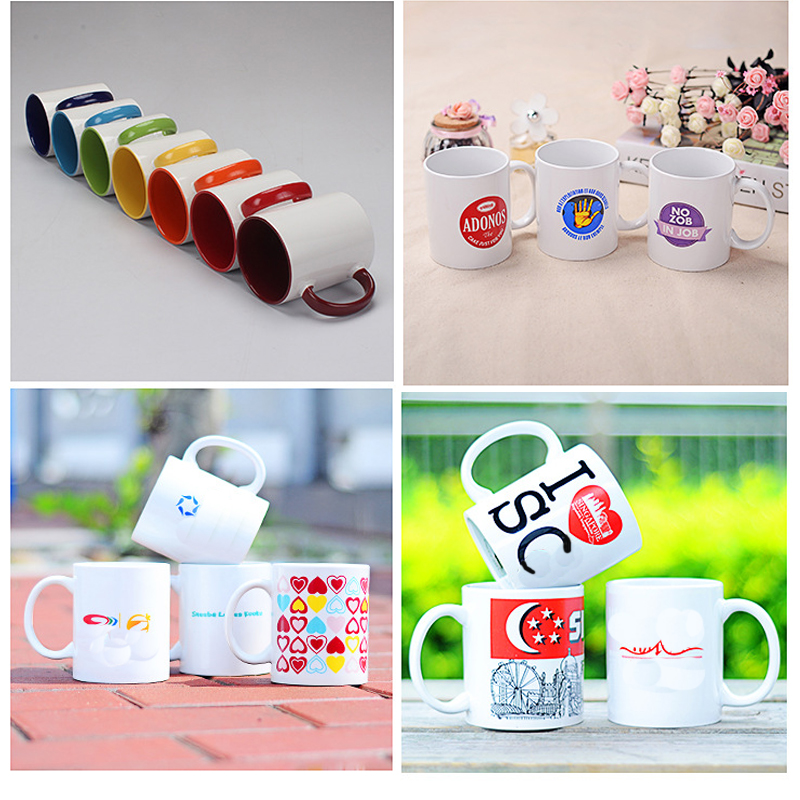 13 Oz Straight Cylinder Ceramic Mug 3