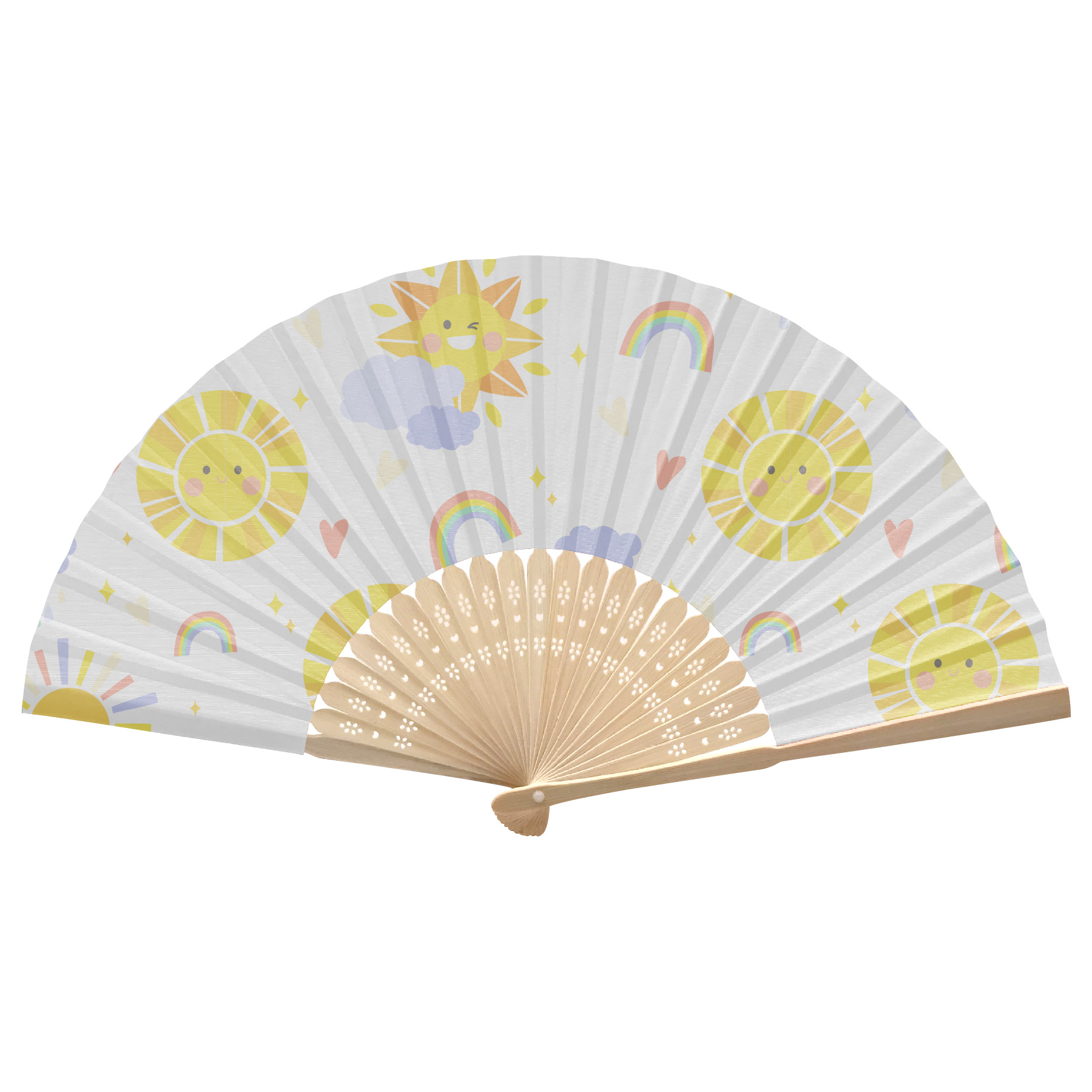 Foldable Bamboo Fan 23