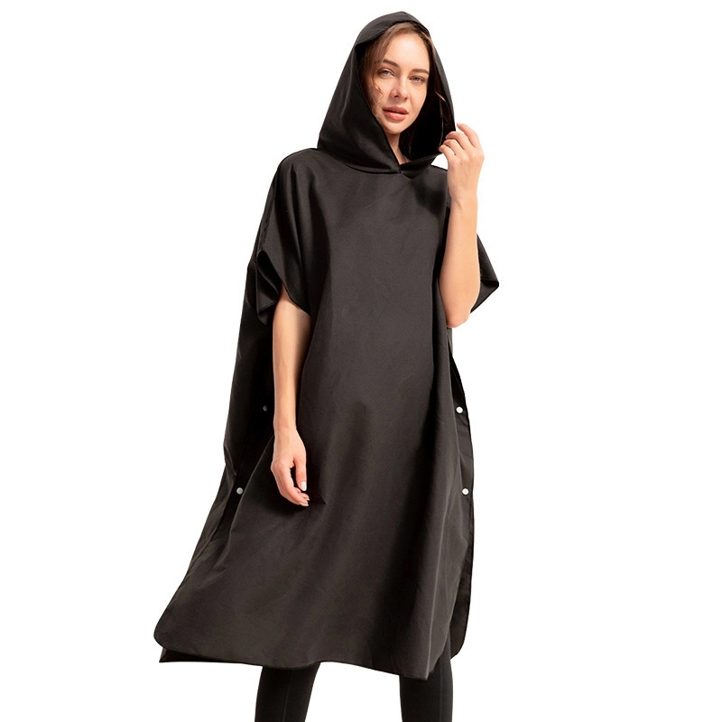 Poncho Changing Robe Towel with Hood 8