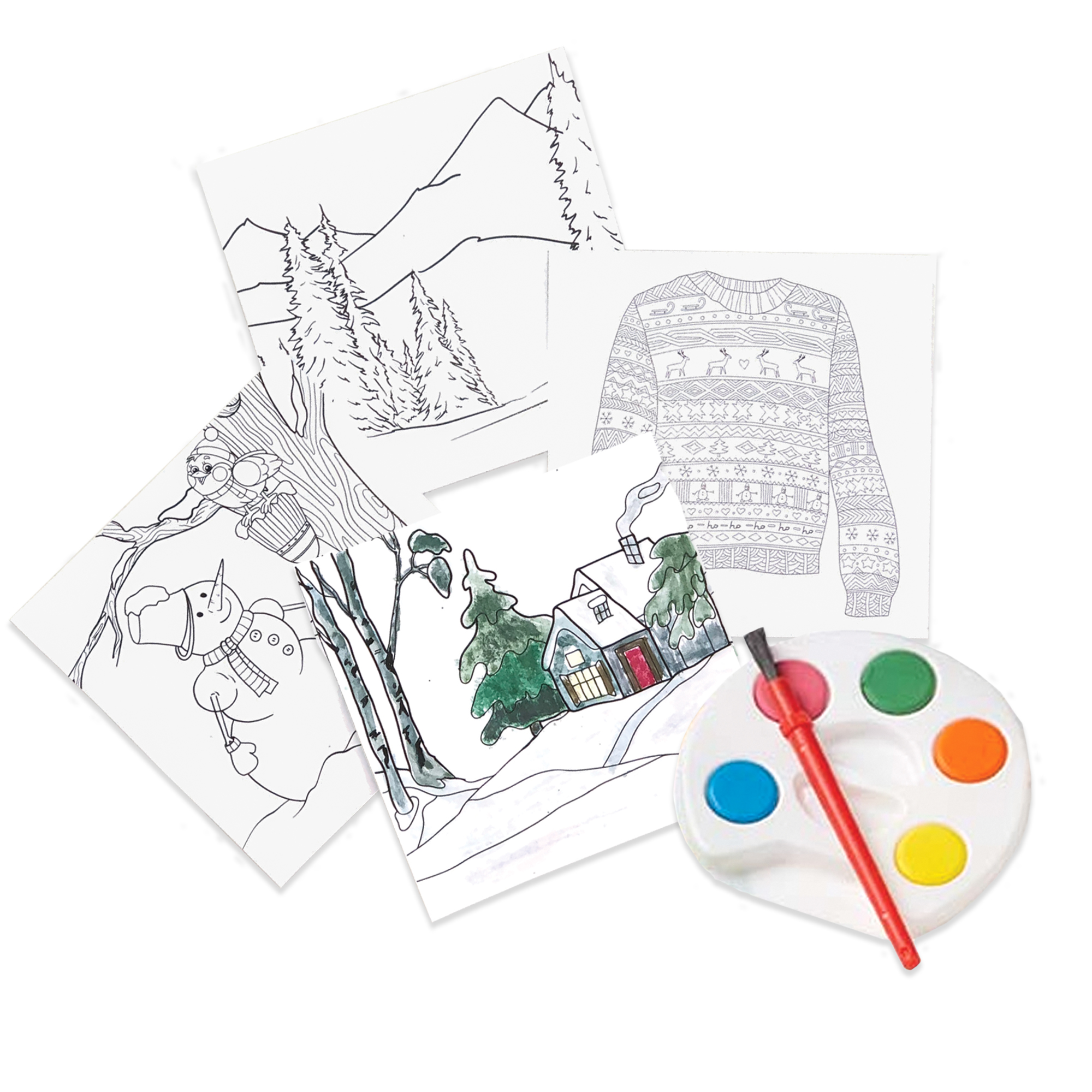Holiday Adult Paint Sets To-Go 3