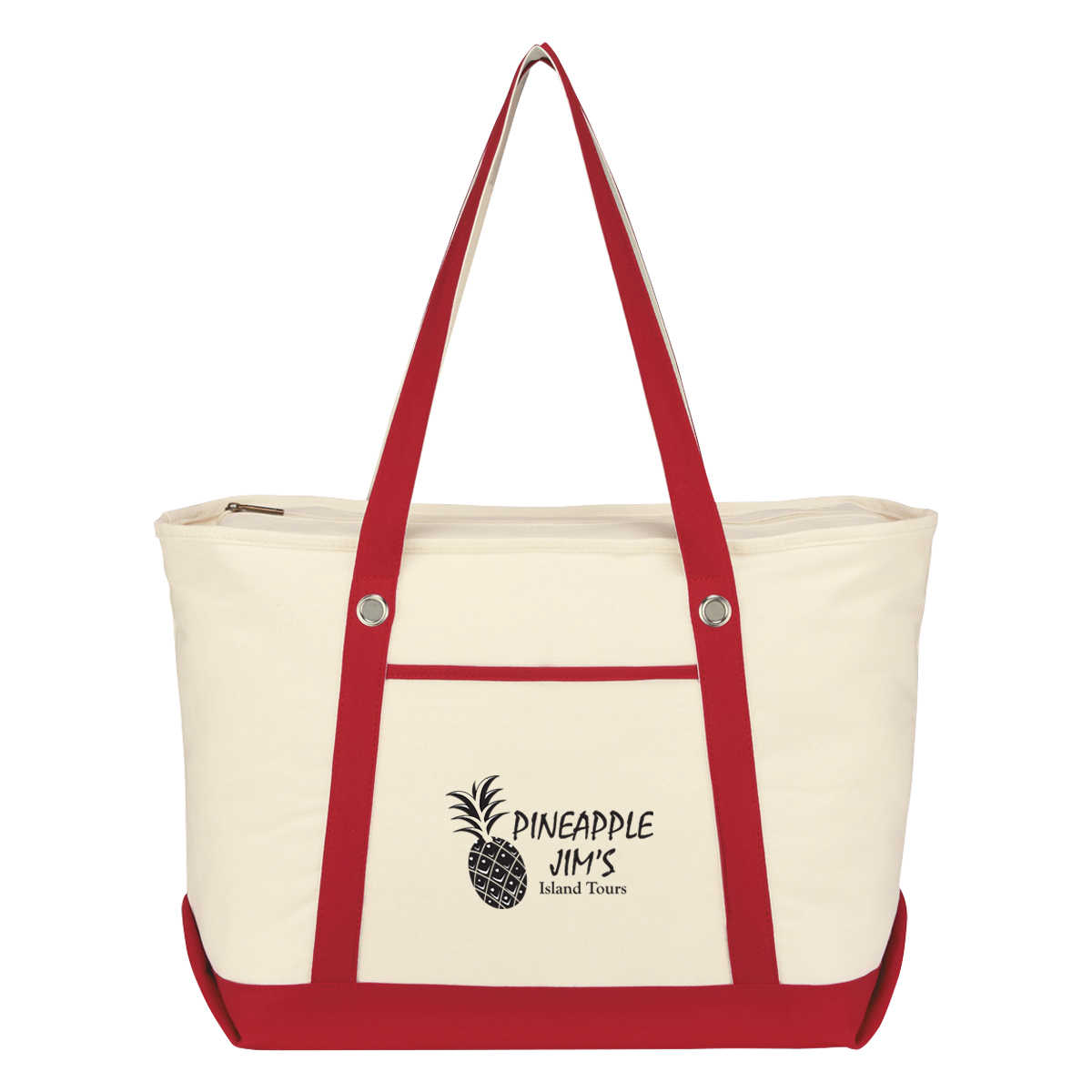 Large 12 Oz. Cotton Canvas Sailing Tote Bag 22