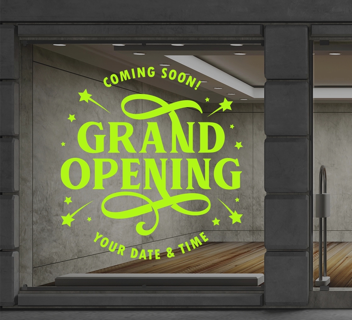 Front Adhesive Frosted Lettering (12" x 12") 2