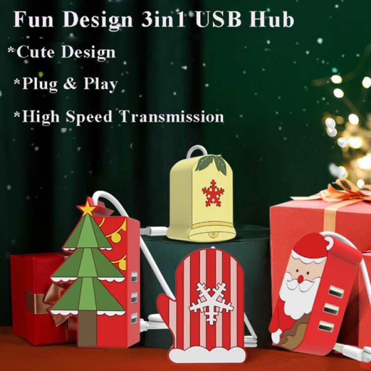 Custom Shaped PVC USB Hub - USB-A with Optional Type-C Upgrade 4