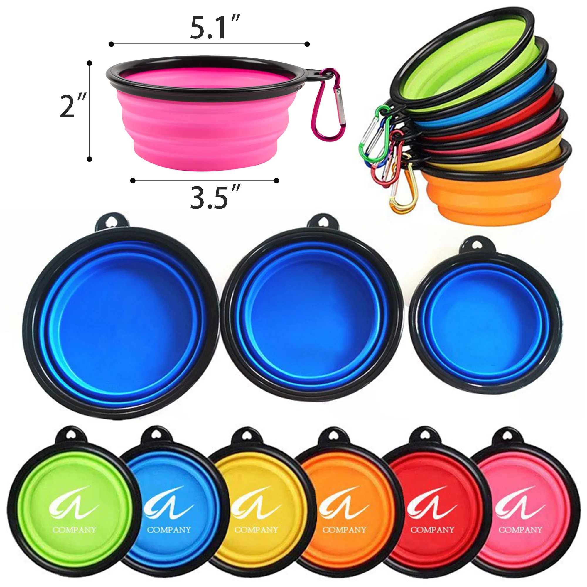 Outdoor Collapsible Dog Bowls 3