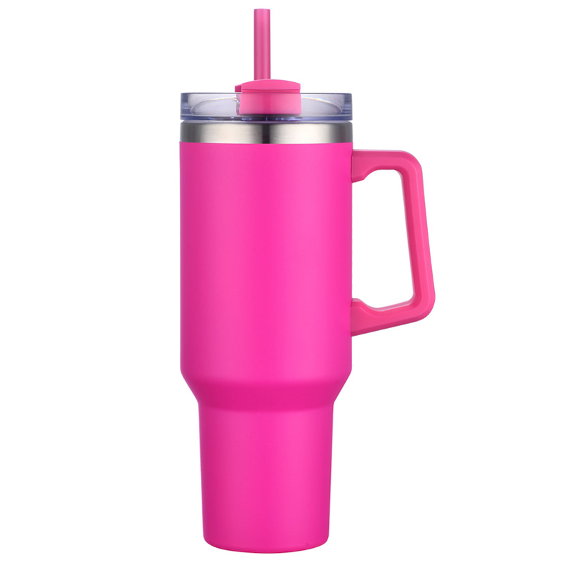 40oz. Travel Mug with Handle and Straw 19