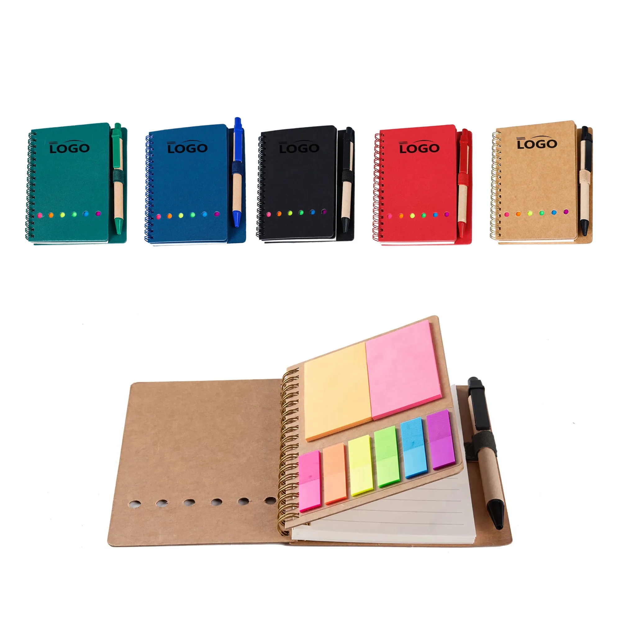 Sticky Note Notebook with Pen 3