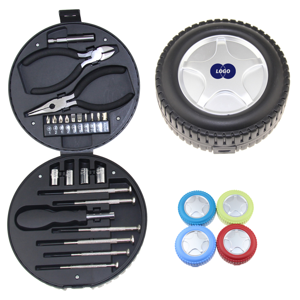 Wheel-Inspired Portable Tool Set 1