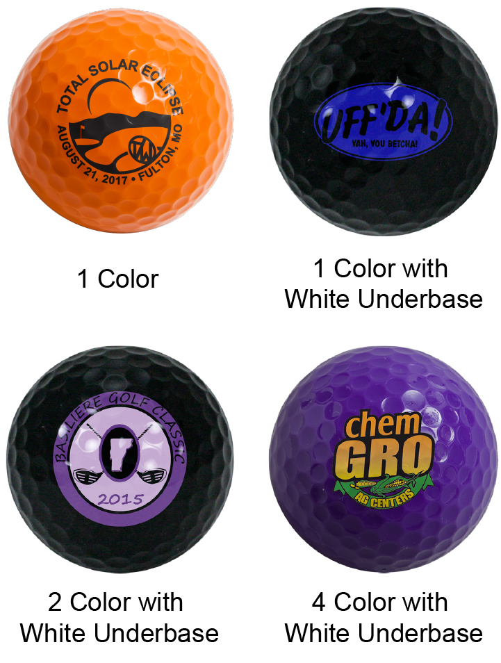 12 Pack Colored Golf Balls