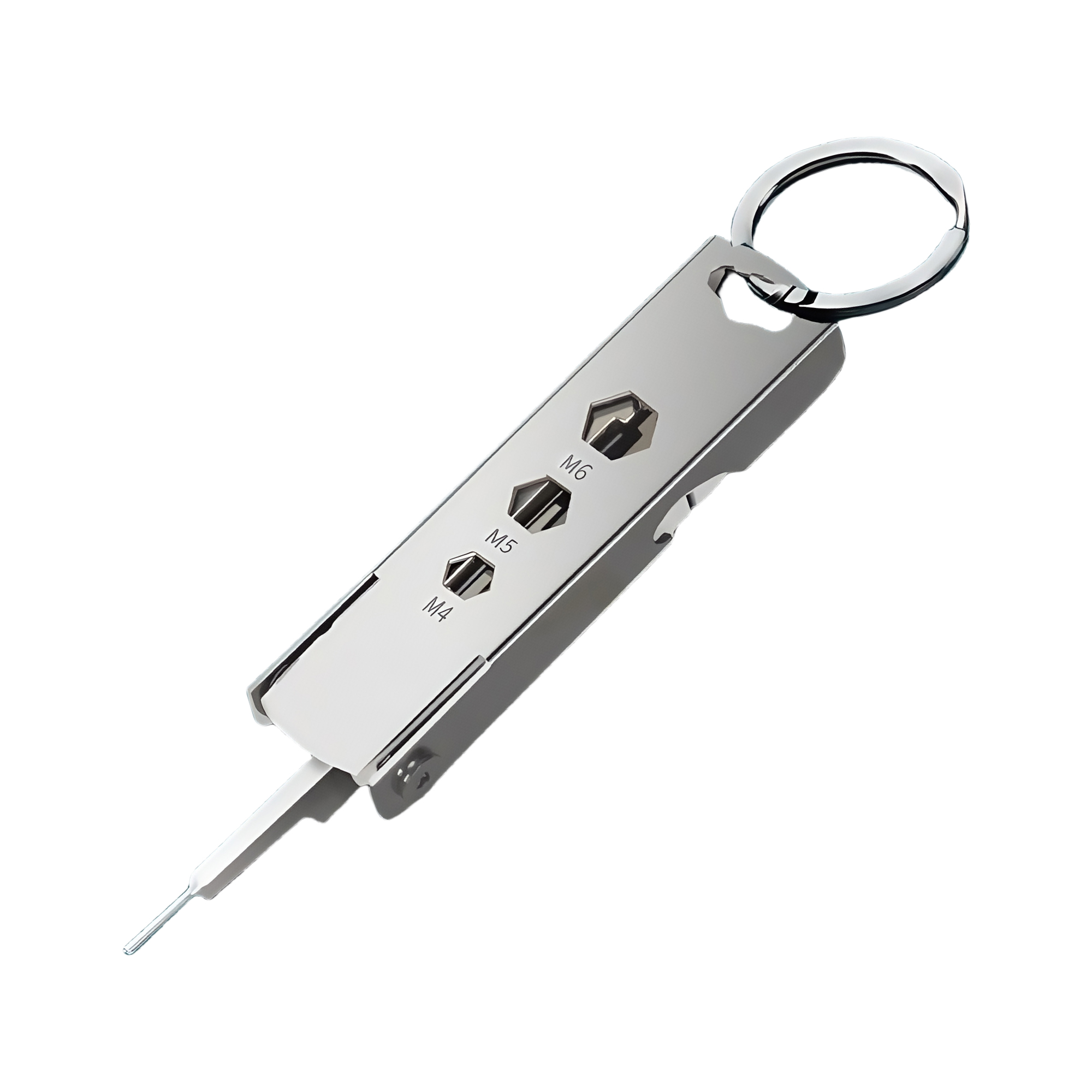 Multi-Functional Phone SIM Ejector Keychain 2