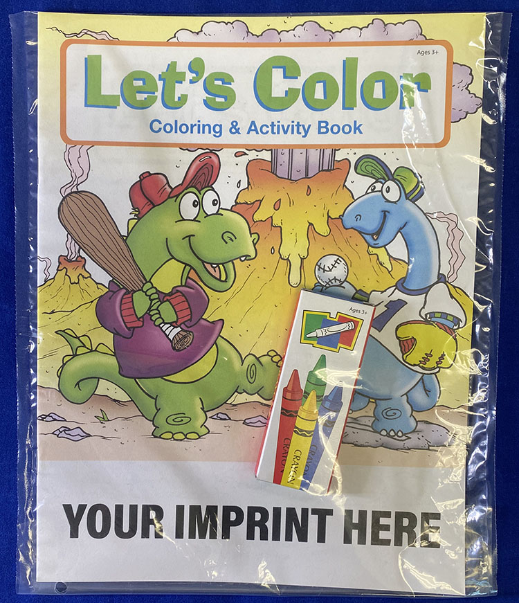 COLORING SET - Let's Color Coloring Book Fun Pack 5