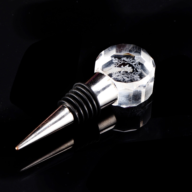 Custom 3d Crystal Bottle Stopper 2