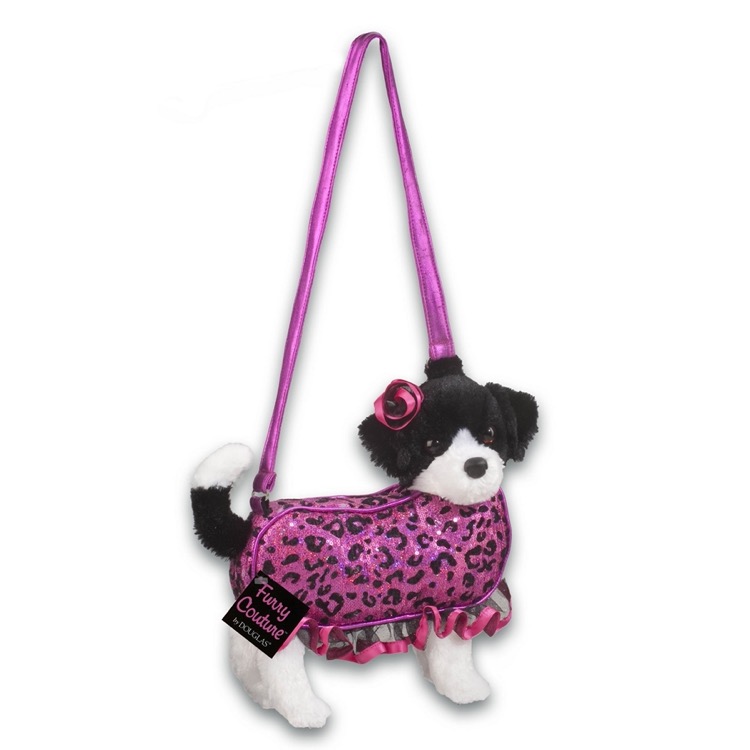 Kira Shih Tzu Furry Couture Dog Purse 2